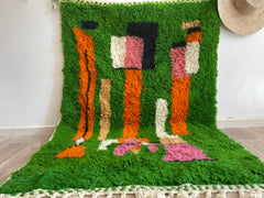 colorful moroccan rug