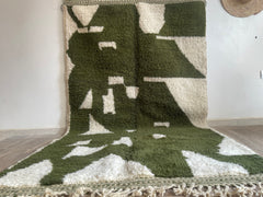 Moroccan Green Rug For Living Room
