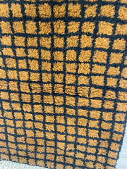 Morrocan Brown Checkered Rug – 4x6