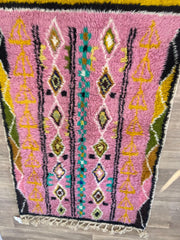 Pink Moroccan Rug - 4x6