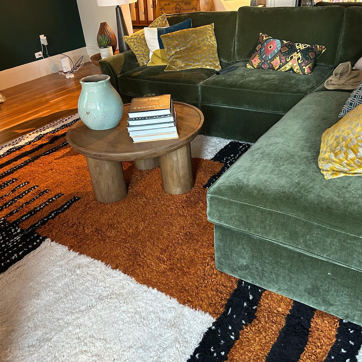 Orange Moroccan Rug