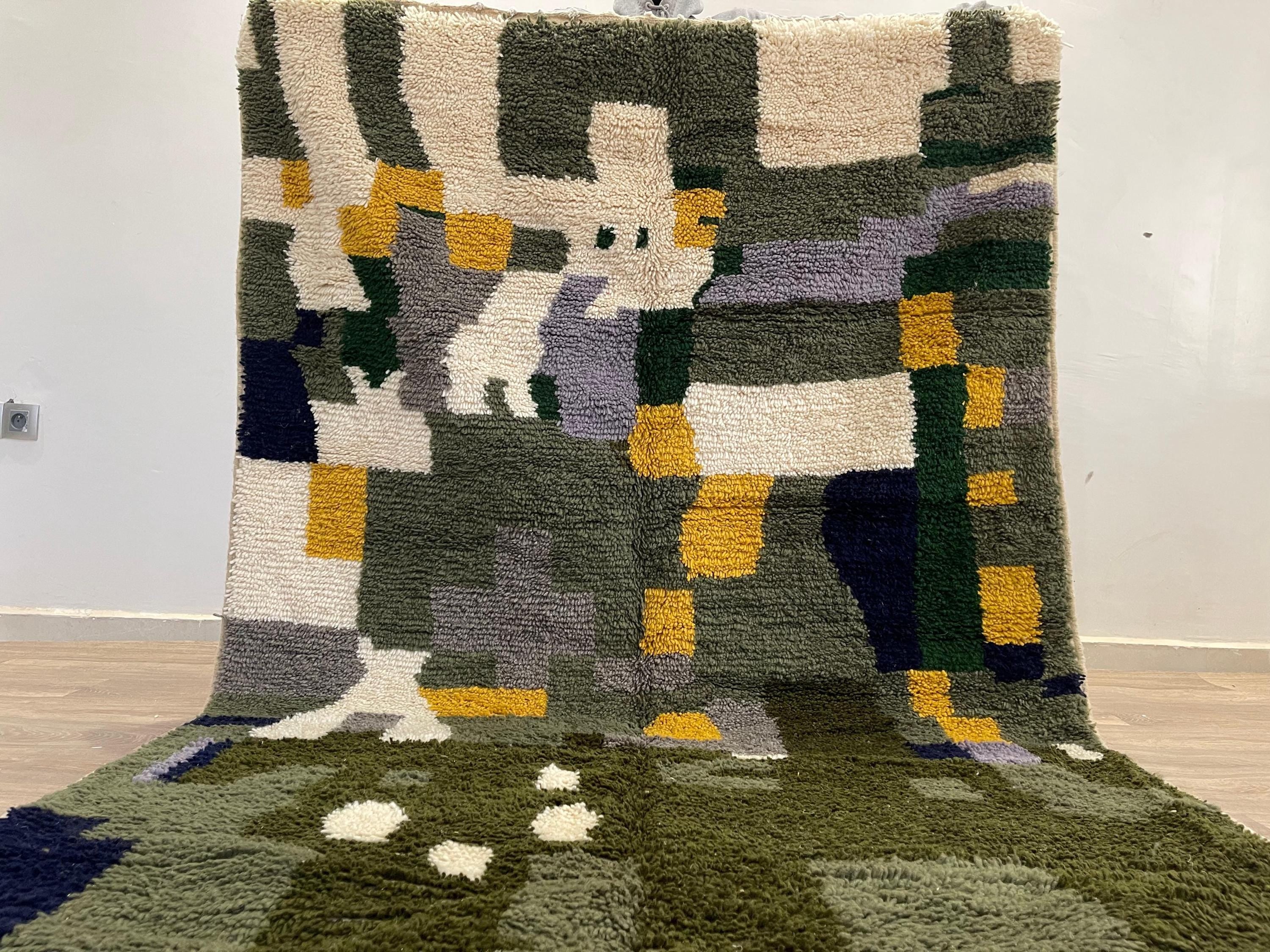 Moroccan Beni Ourain Rug - 5x7